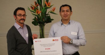 PESA WA & Richard Howe donate $1250 to UWA Geoscience Foundation IMG_0725