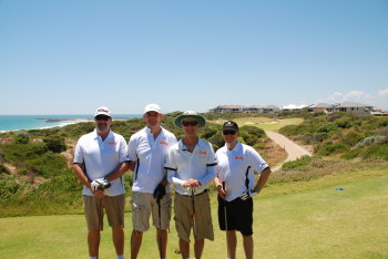 Aggregate winners The ION team of Jeromy DePledge, Gerry Spanninga, Kim McInerney and Graeme Eastwood.